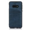Samsung Galaxy S10E Cover med Kortholder Mørkeblå