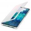 Original Samsung Galaxy S20 FE Etui Smart Clear View Cover Hvid