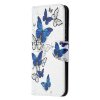 Samsung Galaxy S20 FE Etui Motiv Blåa Fjärilar på Hvidt