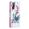 Samsung Galaxy S20 FE Etui Motiv Grøna Fjärilar