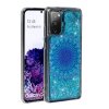 Samsung Galaxy S20 FE Cover Glitter Motiv Blå Mandala