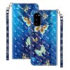 Samsung Galaxy S20 Etui Motiv Lyseblå Fjärilar