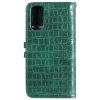 Samsung Galaxy S20 Plus Etui Krokodillemønster Grøn
