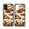 Samsung Galaxy S20 Plus Cover Camouflage Lysebrun