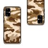 Samsung Galaxy S20 Plus Cover Camouflage Lysebrun