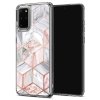Samsung Galaxy S20 Plus Cover Pink Marble
