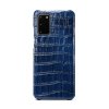 Samsung Galaxy S20 Cover Krokodillemønster Blå