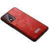 Samsung Galaxy S20 Cover Lædertekstur Rød