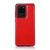 Samsung Galaxy S20 Ultra Skal Utfällbart Kortfack Röd