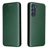Samsung Galaxy S21 FE Etui Kulfibertekstur Grøn