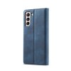Samsung Galaxy S21 FE Etui med Kortholder Flip Blå