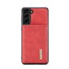 Samsung Galaxy S21 FE Cover M1 Series Aftageligt Kortholder Rød