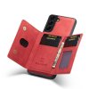 Samsung Galaxy S21 FE Cover M2 Series Aftageligt Kortholder Rød