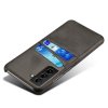 Samsung Galaxy S21 FE Cover Kortholder til to kort Sort