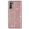 Samsung Galaxy S21 Etui Glitter Roseguld