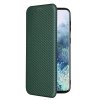 Samsung Galaxy S21 Plus Etui Kulfibertekstur Grøn