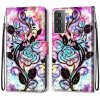 Samsung Galaxy S21 Plus Etui Motiv Farverige Blomst