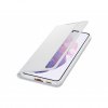 Original Galaxy S21 Plus Etui Smart Clear View Cover Lysegrå