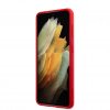 Samsung Galaxy S21 Plus Cover med Logo Rød