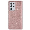 Samsung Galaxy S21 Ultra Etui Glitter Roseguld