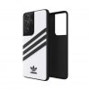 Samsung Galaxy S21 Ultra Cover 3 Stripes Snap Case Hvid