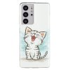 Samsung Galaxy S21 Ultra Cover Selvlysende Motiv Lykkelig Kat