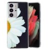 Samsung Galaxy S21 Ultra Cover Selvlysende Motiv Hvid Blomst