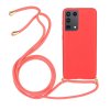 Samsung Galaxy S21 Ultra Cover Hvedestrå Rød