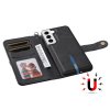 Samsung Galaxy S22 Etui Aftageligt Cover KT Leather Series-4 Sort
