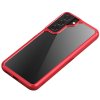 Samsung Galaxy S22 Plus Cover Transparent Bagside Rød