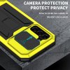Samsung Galaxy S22 Cover Metal Stødabsorberende Kamerabeskyttelse Gul