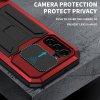 Samsung Galaxy S22 Cover Metal Stødabsorberende Kamerabeskyttelse Rød