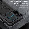 Samsung Galaxy S22 Cover Metal Stødabsorberende Kamerabeskyttelse Sort