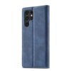 Samsung Galaxy S22 Ultra Etui med Kortholder Flip Blå