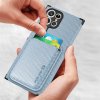 Samsung Galaxy S22 Ultra Cover Aftageligt Kortholder Blå