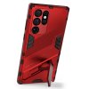 Samsung Galaxy S22 Ultra Cover med Stativ Rød