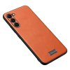 Samsung Galaxy S23 Plus Cover Lædertekstur Orange