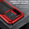 Samsung Galaxy S23 Plus Cover Metal Stødabsorberende Kamerabeskyttels Rød