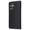 Samsung Galaxy S23 Ultra Etui Aftageligt Cover KT Leather Series-3 Sort