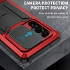 Samsung Galaxy S23 Ultra Cover Metal Stødabsorberende Kamerabeskyttels Rød