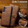 Samsung Galaxy S25 Etui Aftageligt Cover Brun