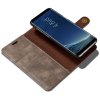 Samsung Galaxy S8 Plånboksetui Löstagbart Cover Mørkebrun