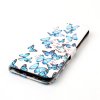 Samsung Galaxy S8 Plånboksetui Motiv Blå Fjärilar