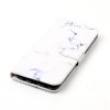 Samsung Galaxy S8 Plånboksetui Motiv Hvid Marmor
