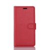 Samsung Galaxy S8 Plånboksetui PU-læder Litchi Rød