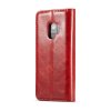 Samsung Galaxy S9 Etui Vokset PU-læder Rød