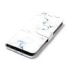 Samsung Galaxy S9 Plånboksetui Motiv Hvid Marmor