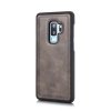 Samsung Galaxy S9 Plus Mobilplånbok Kortholder til 12 kort Löstagbart Cover Mørkebrun