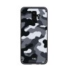 Samsung Galaxy S9 Plus Skal med Stativ Camouflage Hårdplast TPU Grå