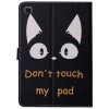 Samsung Galaxy Tab A7 10.4 T500 T505 Etui Motiv Don't Touch My Pad Kat
